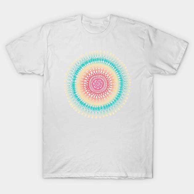 Radiate Mandala T-Shirt by tangerinetane